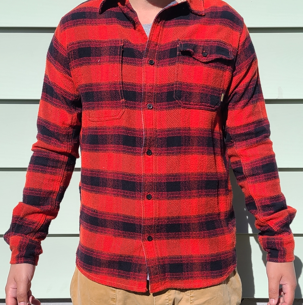 Men's Burton Dry Ride Flannel Size Medium